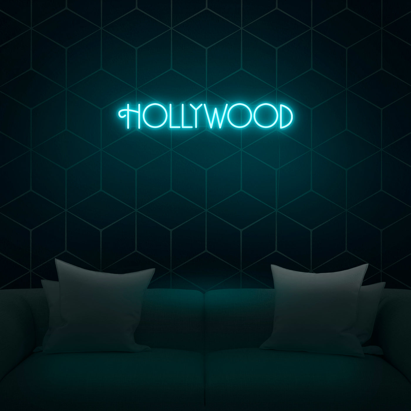 'Hollywood' V2 Neon Sign - Nuwave Neon