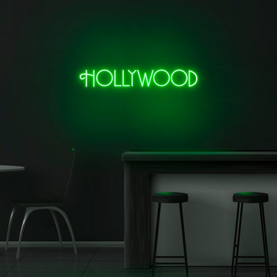 'Hollywood' V2 Neon Sign - Nuwave Neon