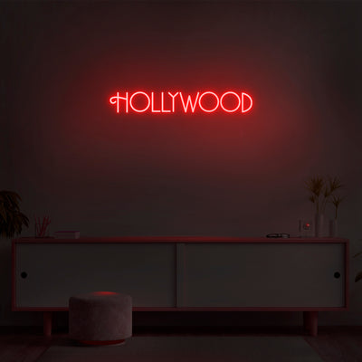 'Hollywood' V2 Neon Sign - Nuwave Neon