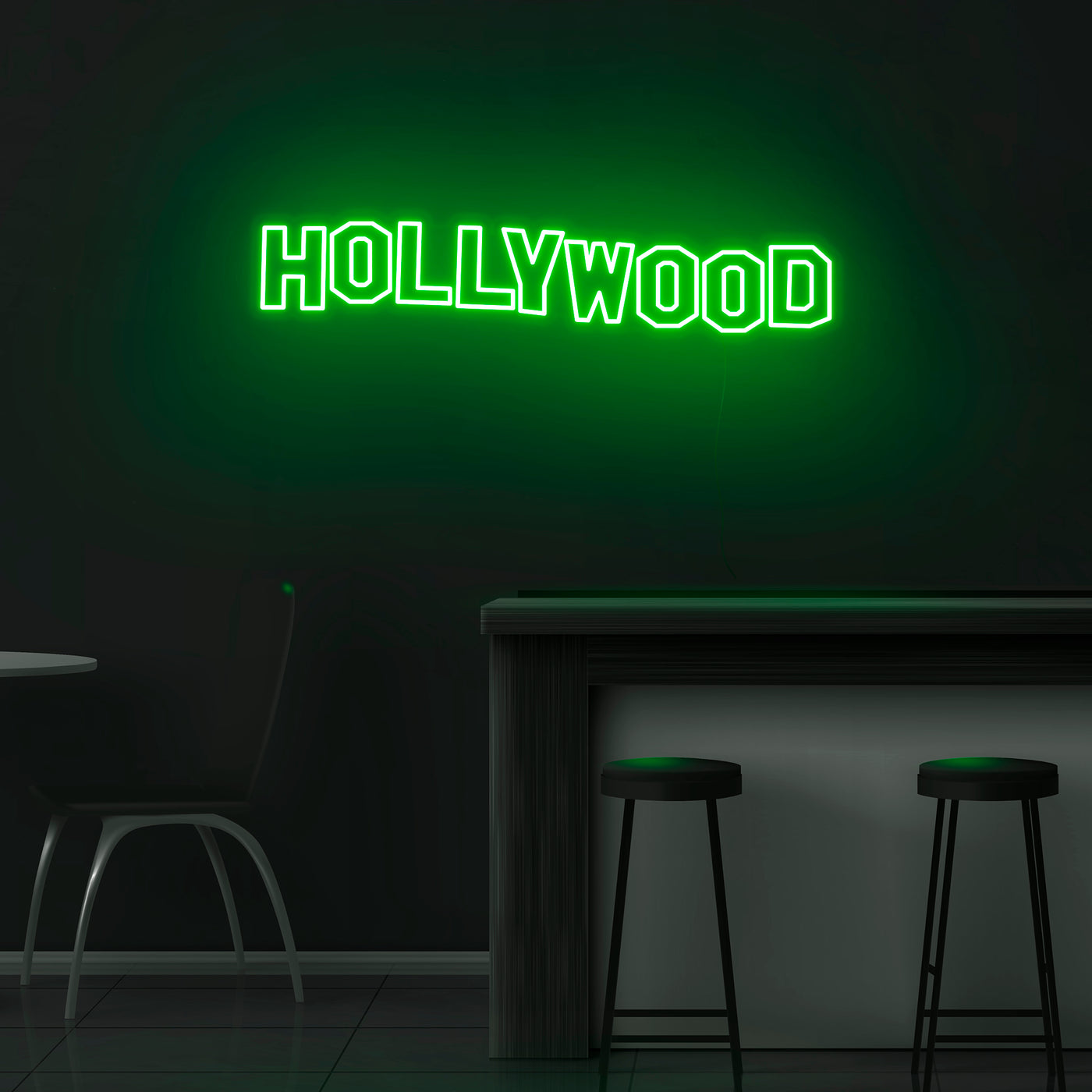 'Hollywood' Neon Sign - Nuwave Neon