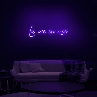 'La Vie En Rose' Neon Sign - Nuwave Neon