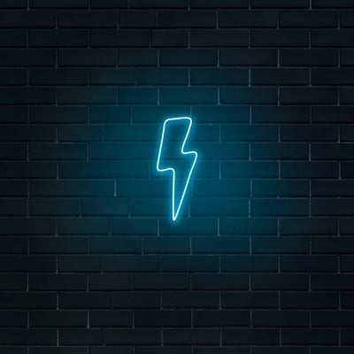 'Lightning Bolt' Neon Sign - Nuwave Neon