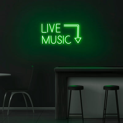 'Live Music' Neon Sign - Nuwave Neon