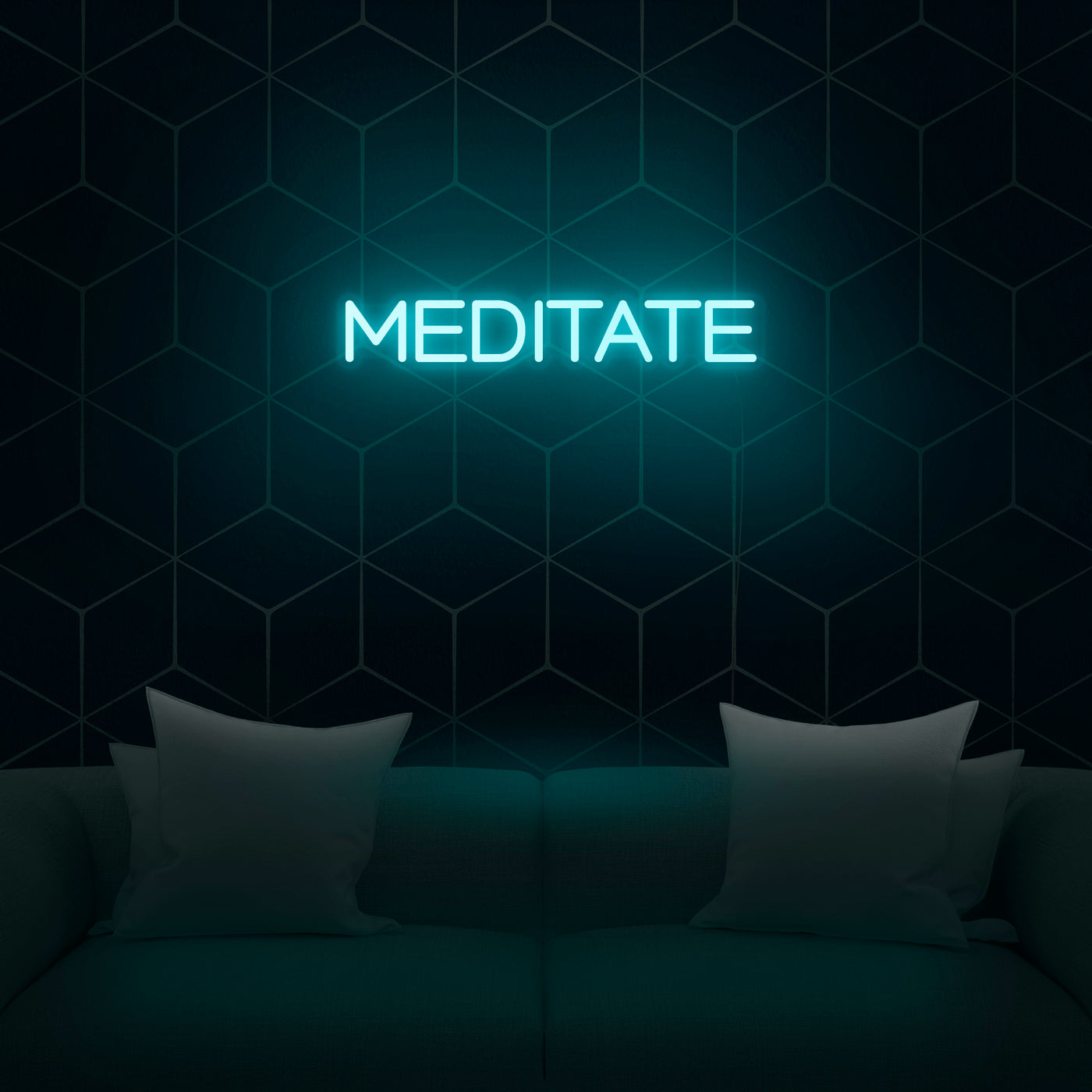 'Meditate' Neon Sign - Nuwave Neon