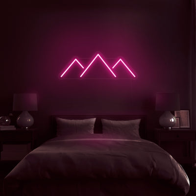 'Mountains' Neon Sign - Nuwave Neon