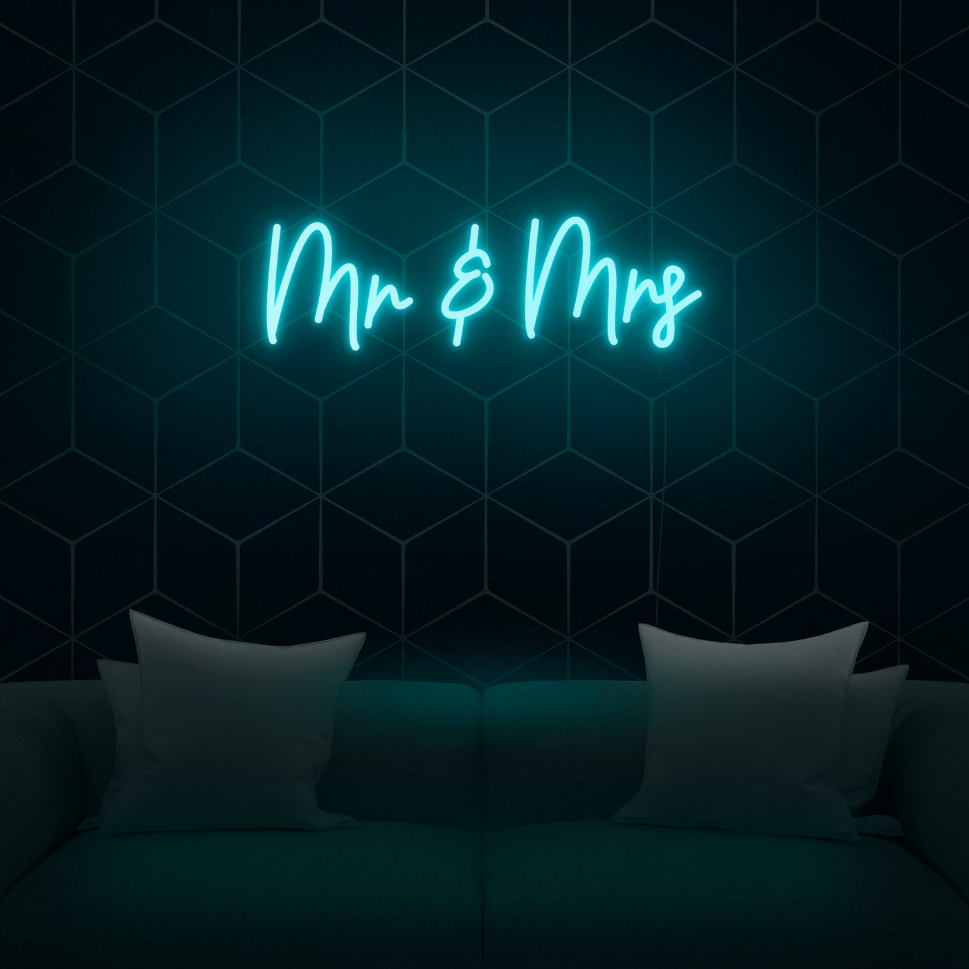 'Mr And Mrs' Neon Sign - Nuwave Neon