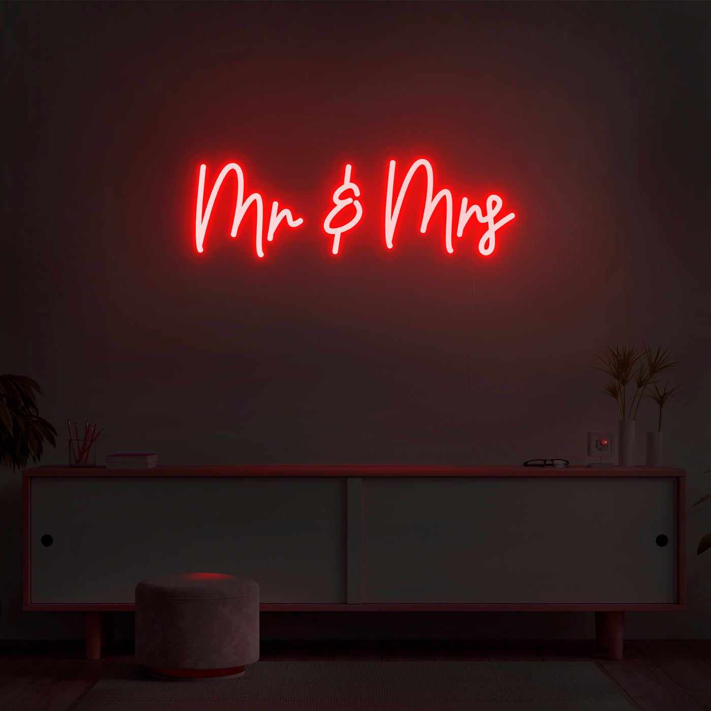 'Mr And Mrs' Neon Sign - Nuwave Neon