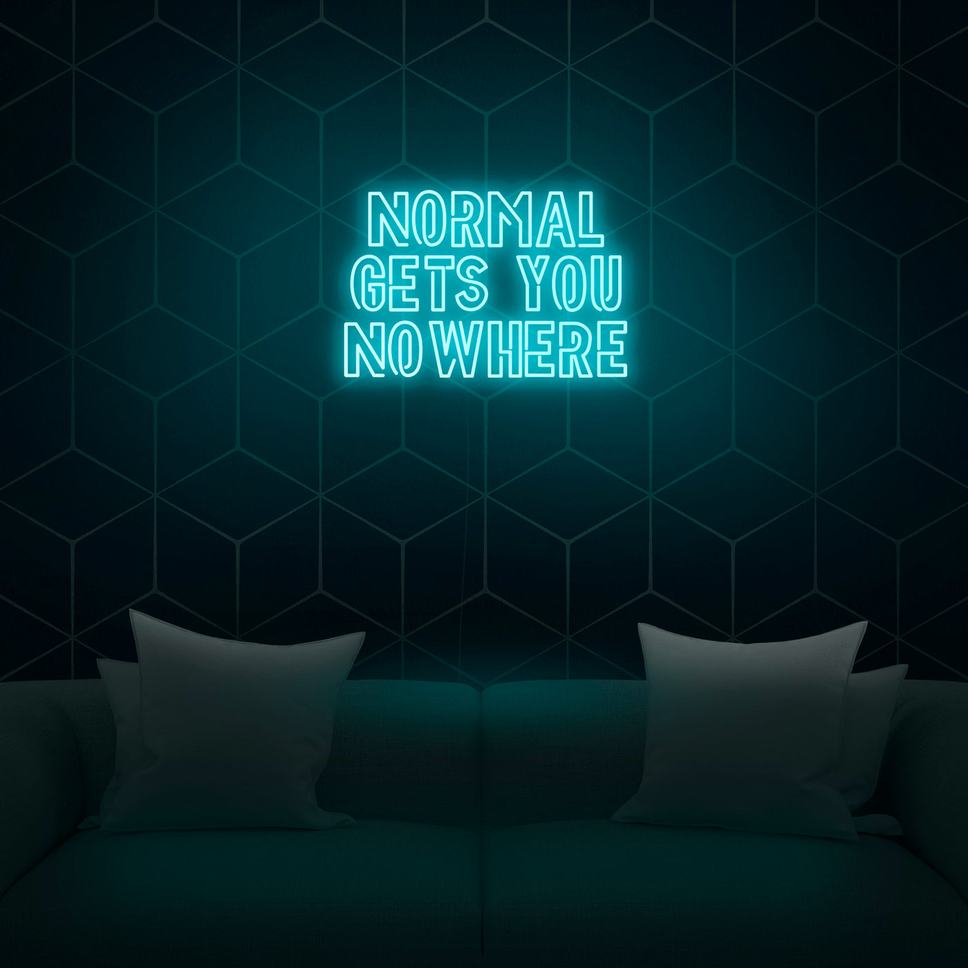 'Normal Gets You Nowhere' Neon Sign - Nuwave Neon