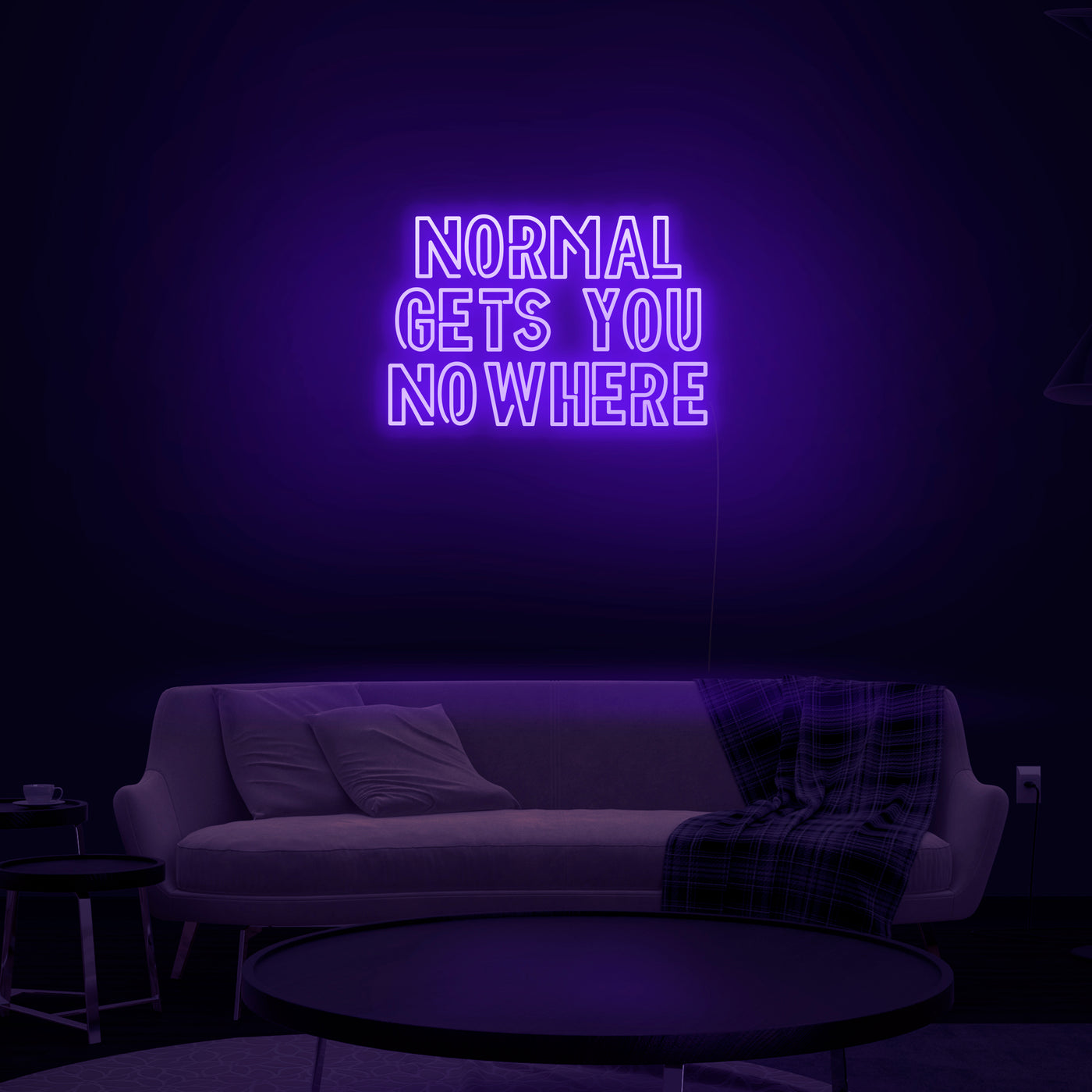 'Normal Gets You Nowhere' Neon Sign - Nuwave Neon