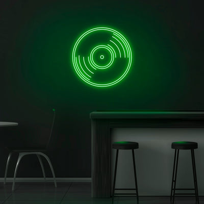 'Vinyl Record' Neon Sign - Nuwave Neon