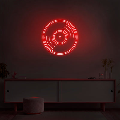 'Vinyl Record' Neon Sign - Nuwave Neon