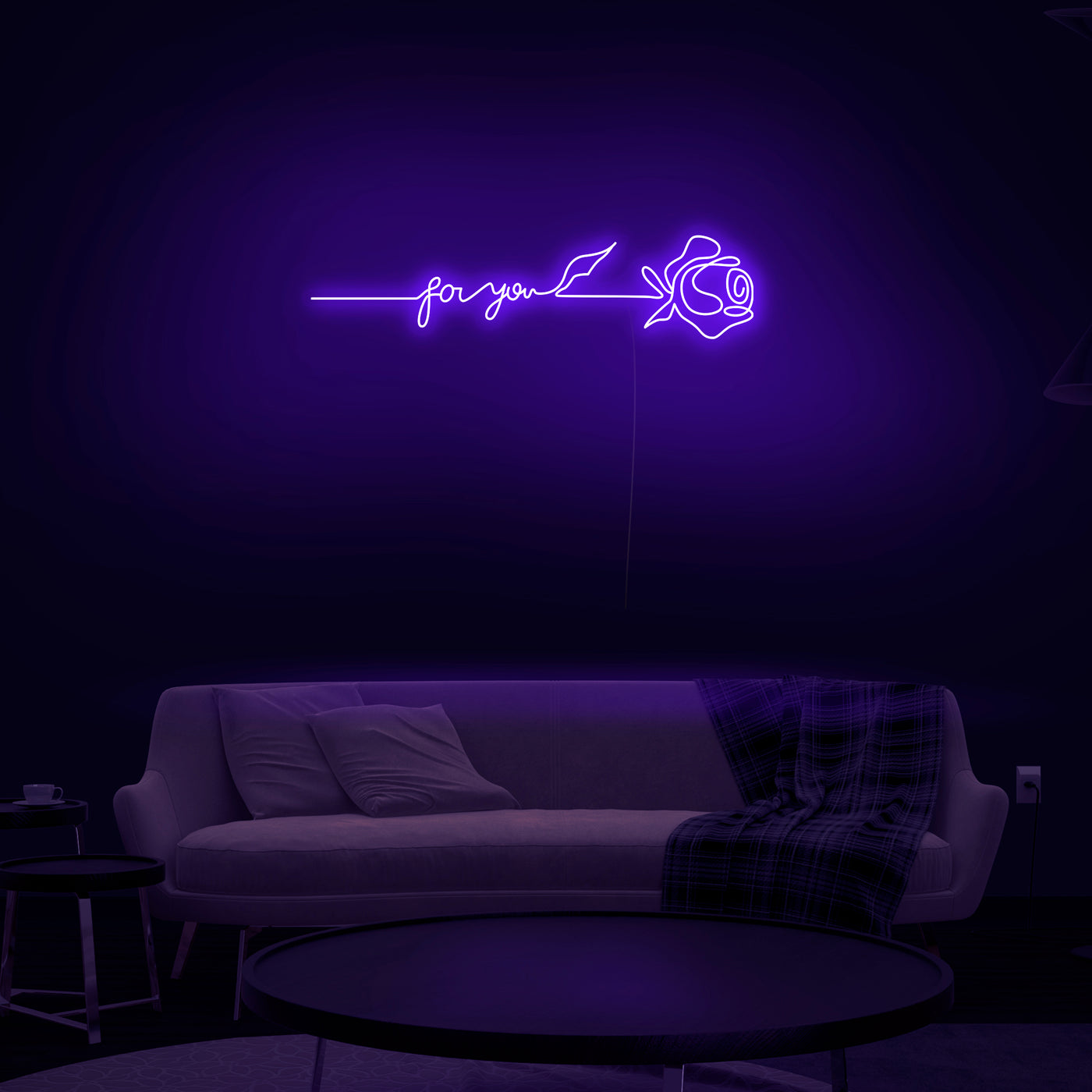 'Rose For You' Neon Sign - Nuwave Neon