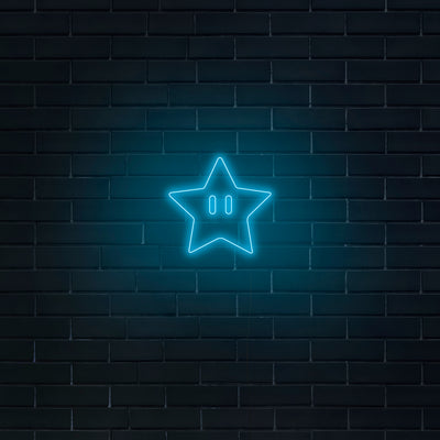 'Mario Star' Neon Sign - Nuwave Neon