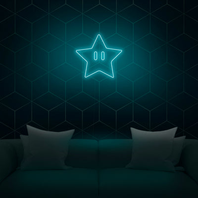 'Mario Star' Neon Sign - Nuwave Neon