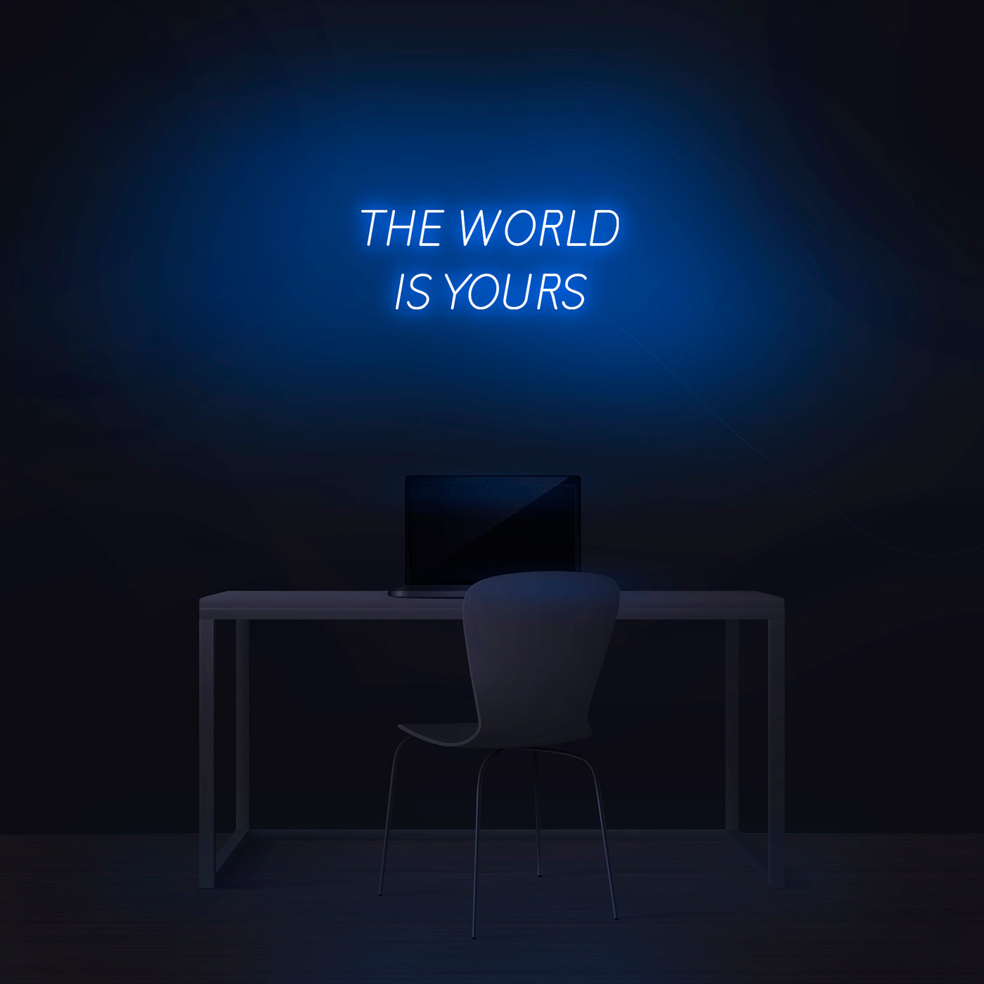 'The World Is Yours' V2 Neon Sign - Nuwave Neon