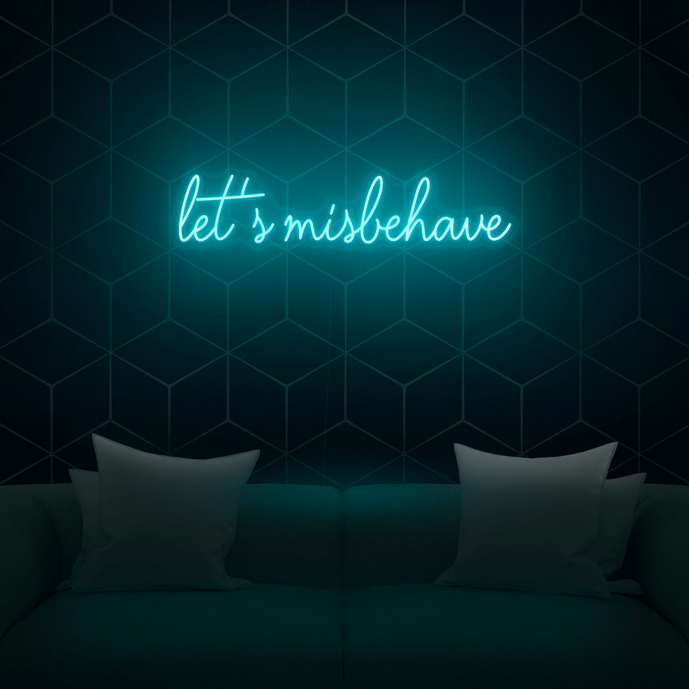 'Let's Misbehave' Neon Sign - Nuwave Neon