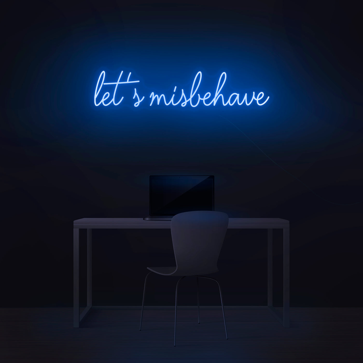 'Let's Misbehave' Neon Sign - Nuwave Neon