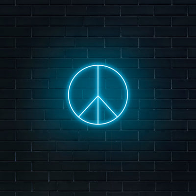 'Peace Sign' Neon Sign - Nuwave Neon