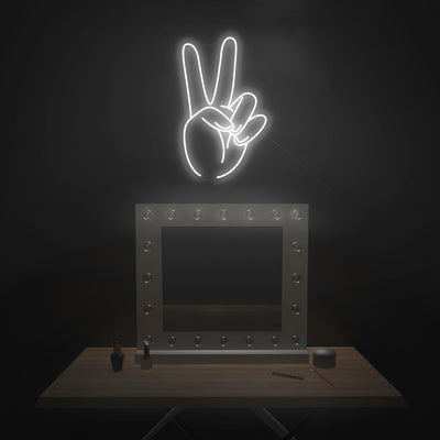 'Peace And Love' Neon Sign - Nuwave Neon