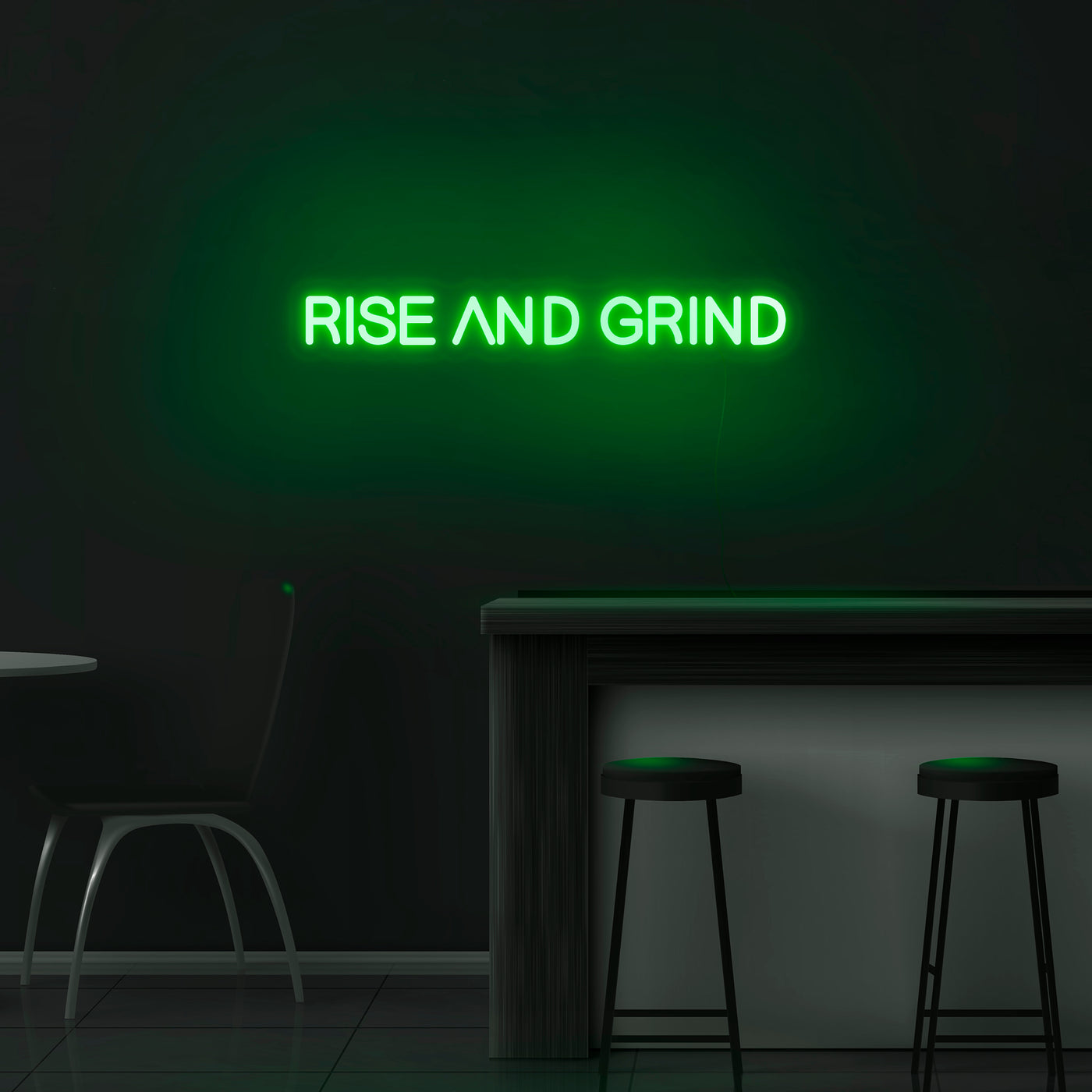 'Rise And Grind' Neon Sign - Nuwave Neon