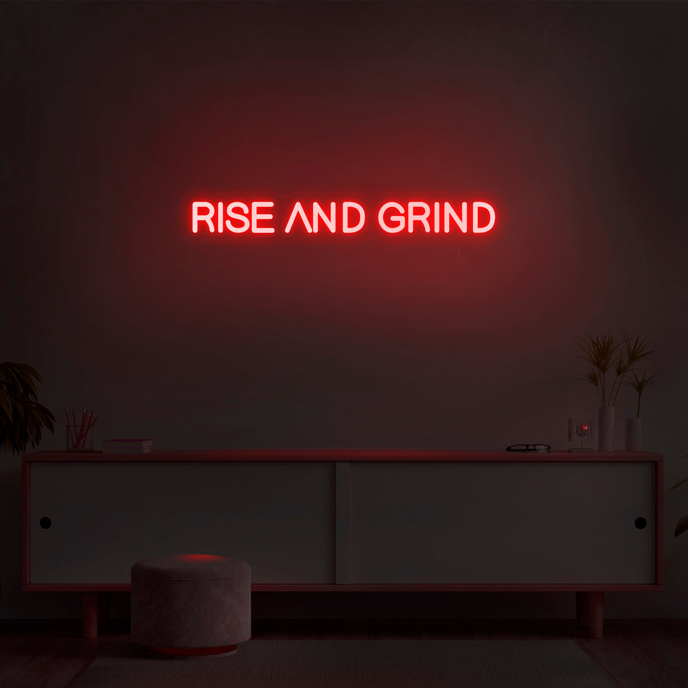 'Rise And Grind' Neon Sign - Nuwave Neon