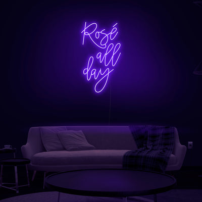 'Rose All Day' Neon Sign - Nuwave Neon