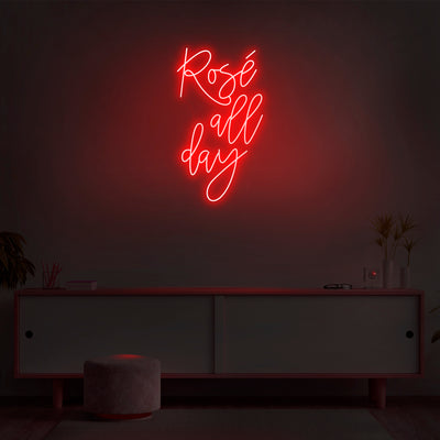 'Rose All Day' Neon Sign - Nuwave Neon