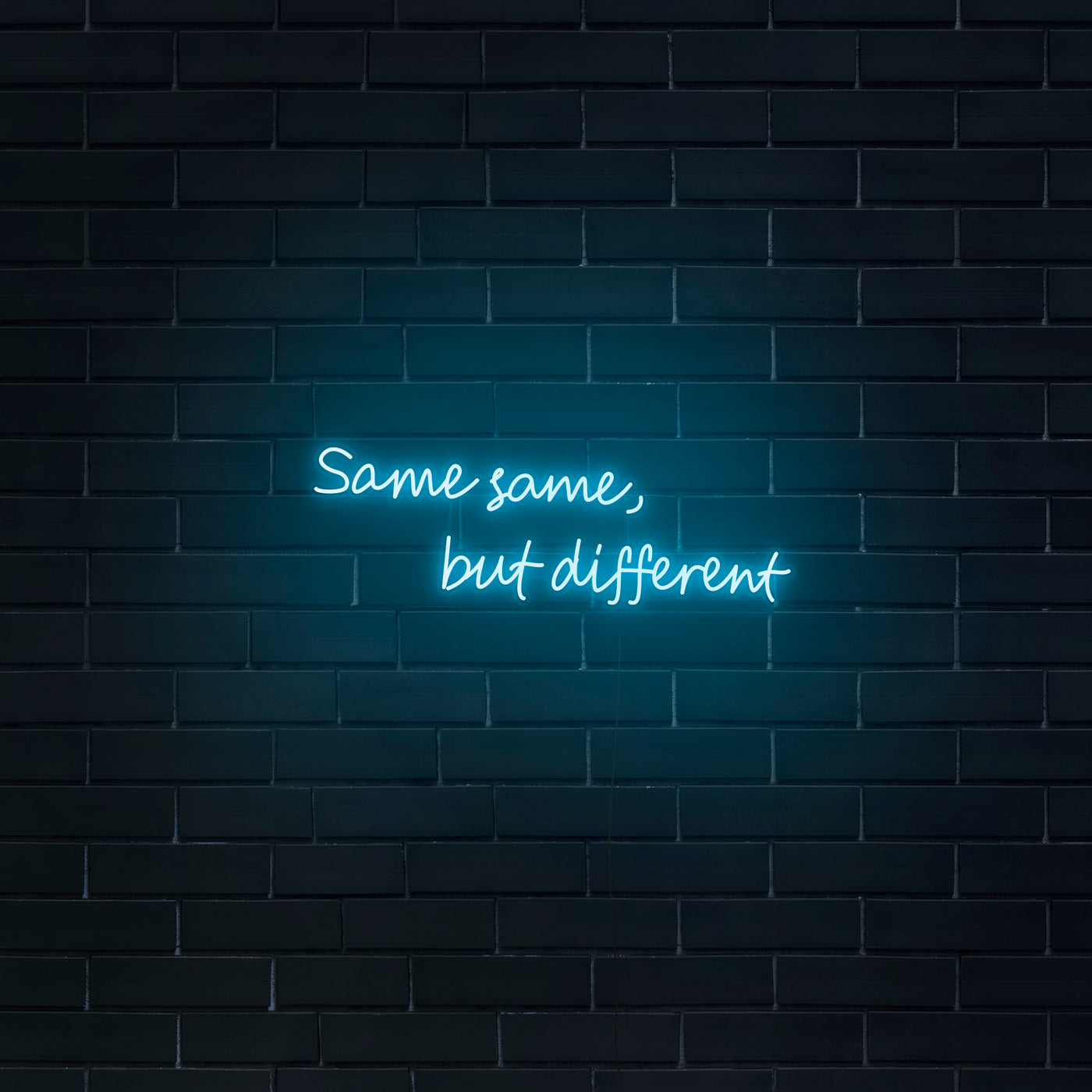 'Same Same, But Different..' Neon Sign - Nuwave Neon