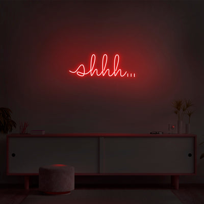 'Shhh..' Neon Sign - Nuwave Neon