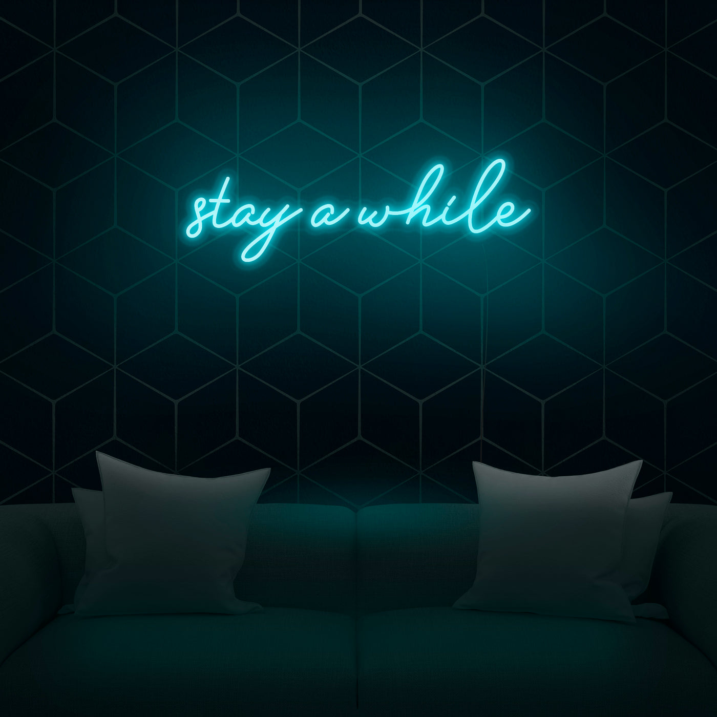 'Stay Awhile' Neon Sign - Nuwave Neon