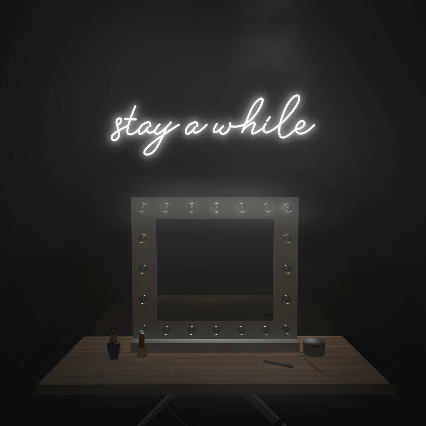 'Stay Awhile' Neon Sign - Nuwave Neon