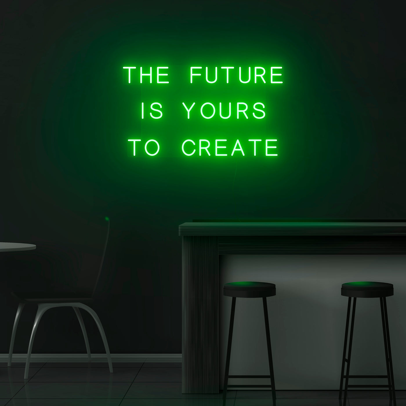 'The Future Is Yours To Create' Neon Sign - Nuwave Neon