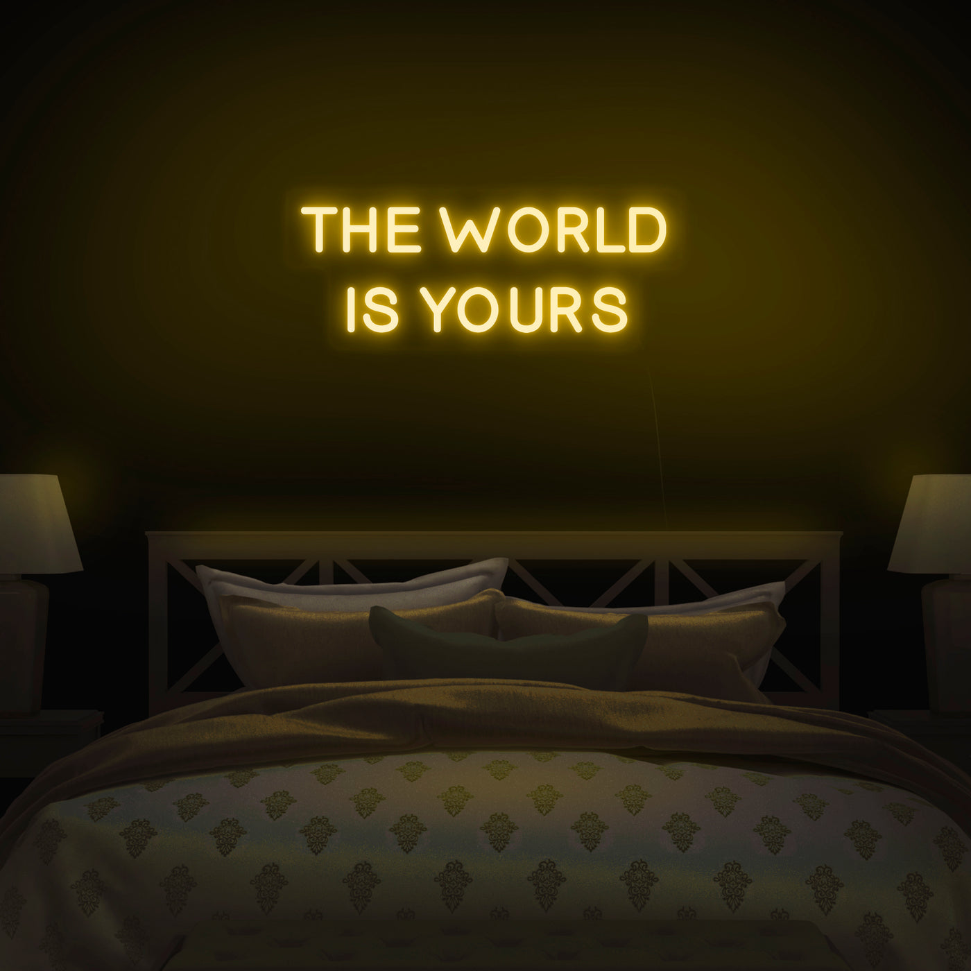 'The World Is Yours' Neon Sign - Nuwave Neon