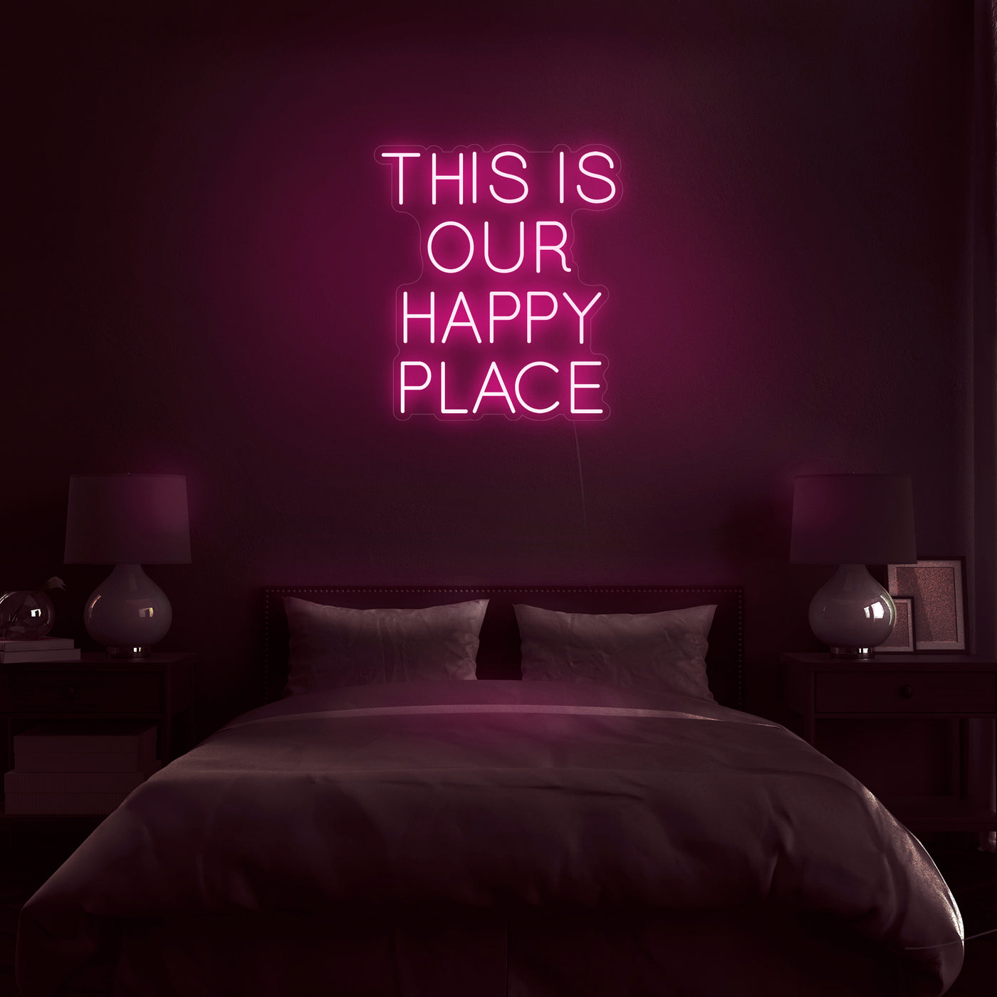 'This Is Our Happy Place' Neon Sign - Nuwave Neon