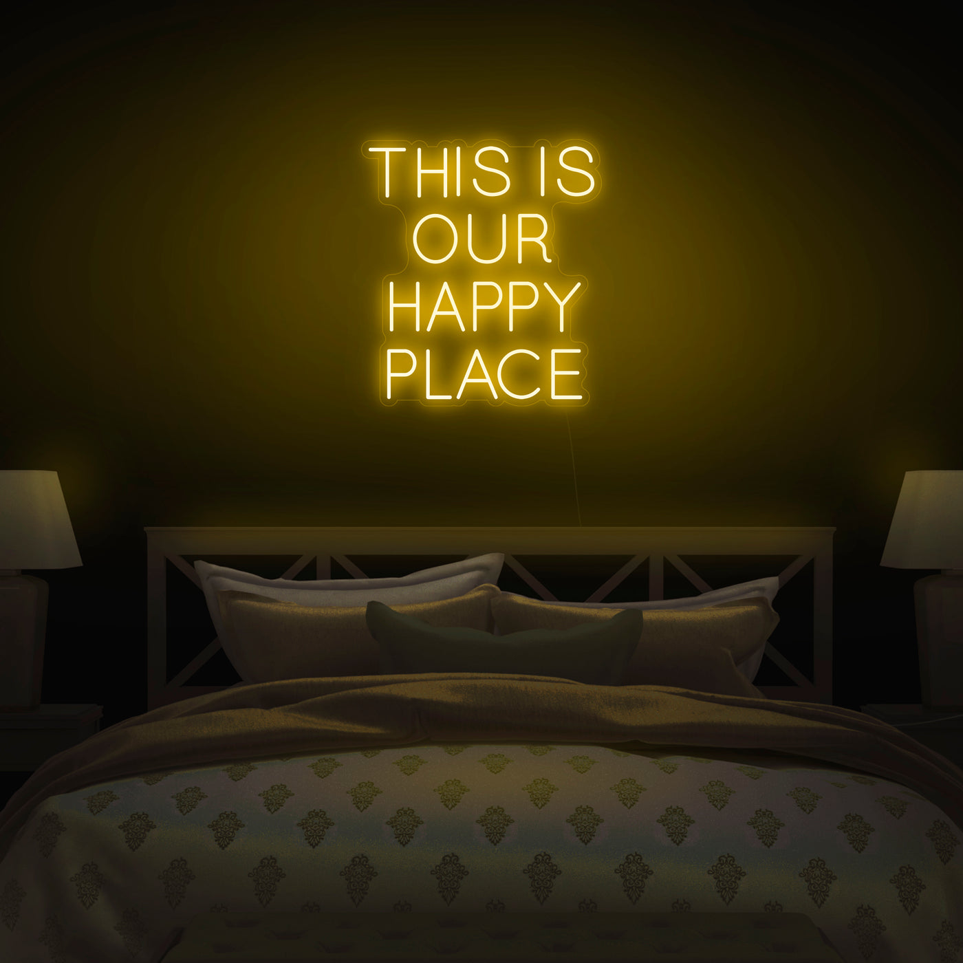 'This Is Our Happy Place' Neon Sign - Nuwave Neon