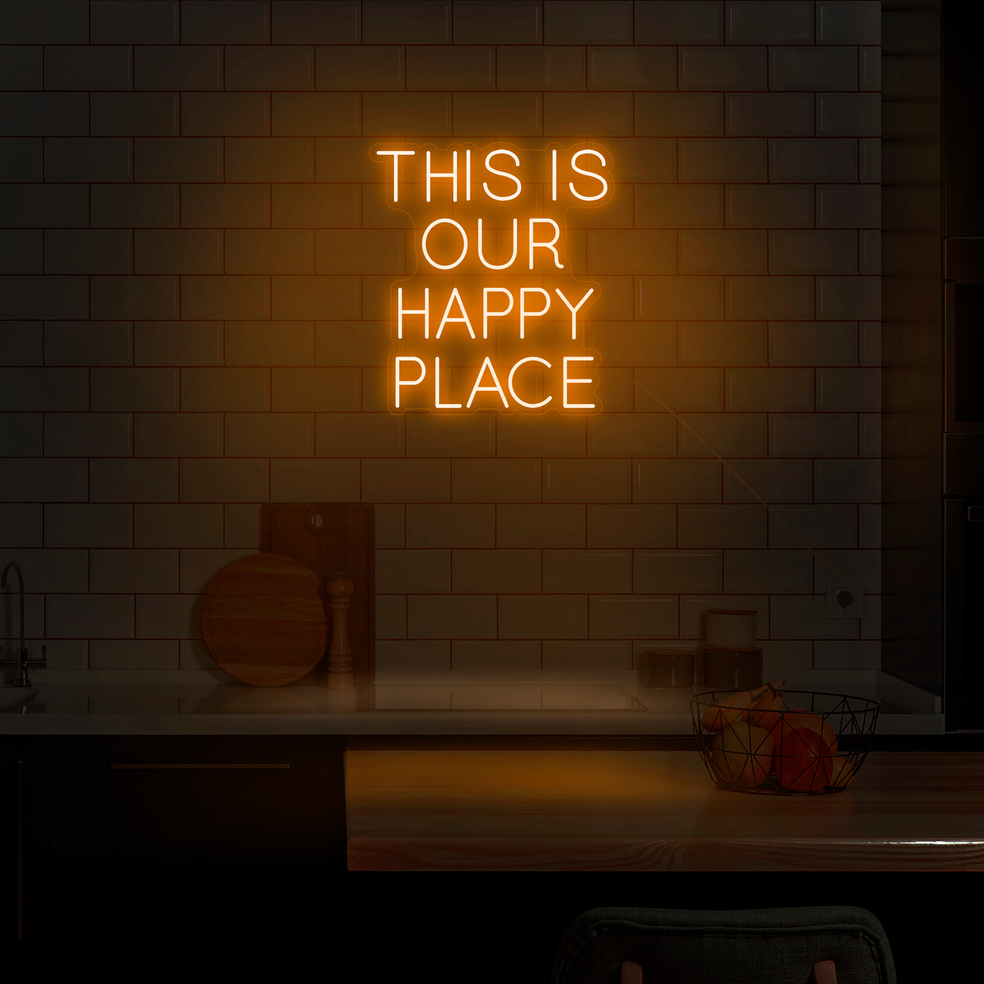 'This Is Our Happy Place' Neon Sign - Nuwave Neon