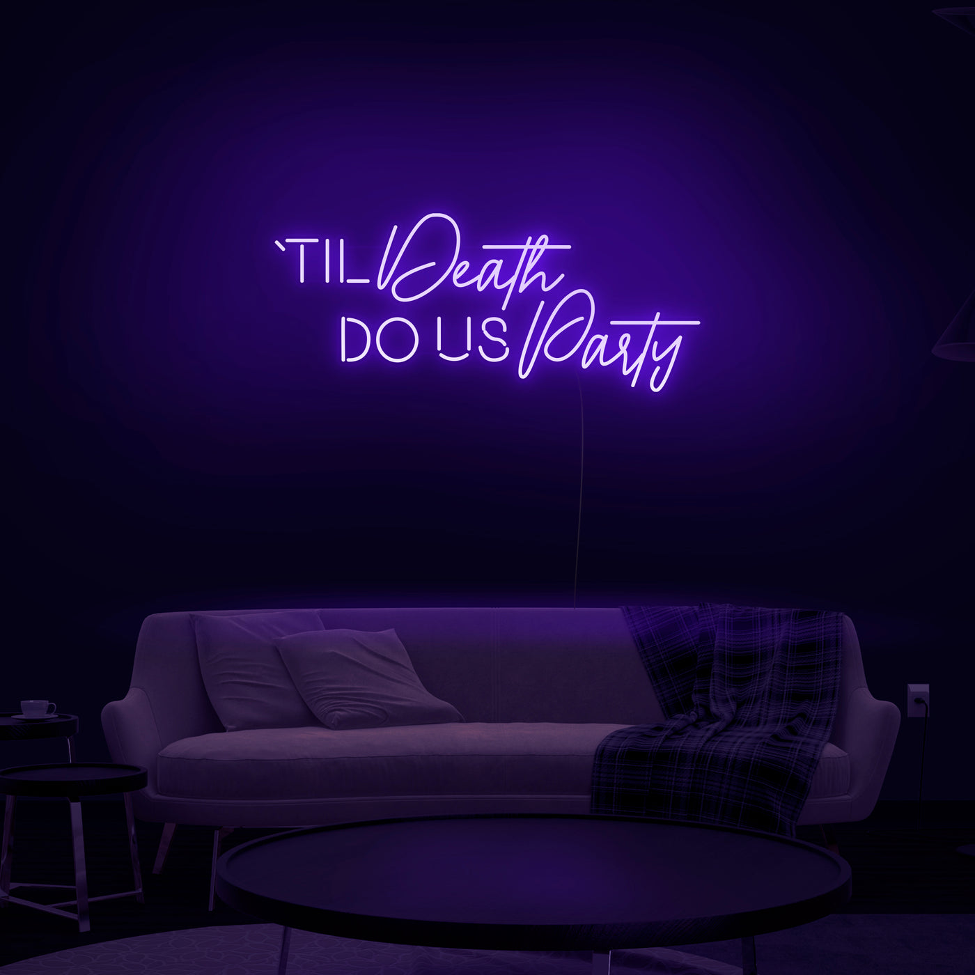 'Til' Death Do Us Party' Neon Sign - Nuwave Neon