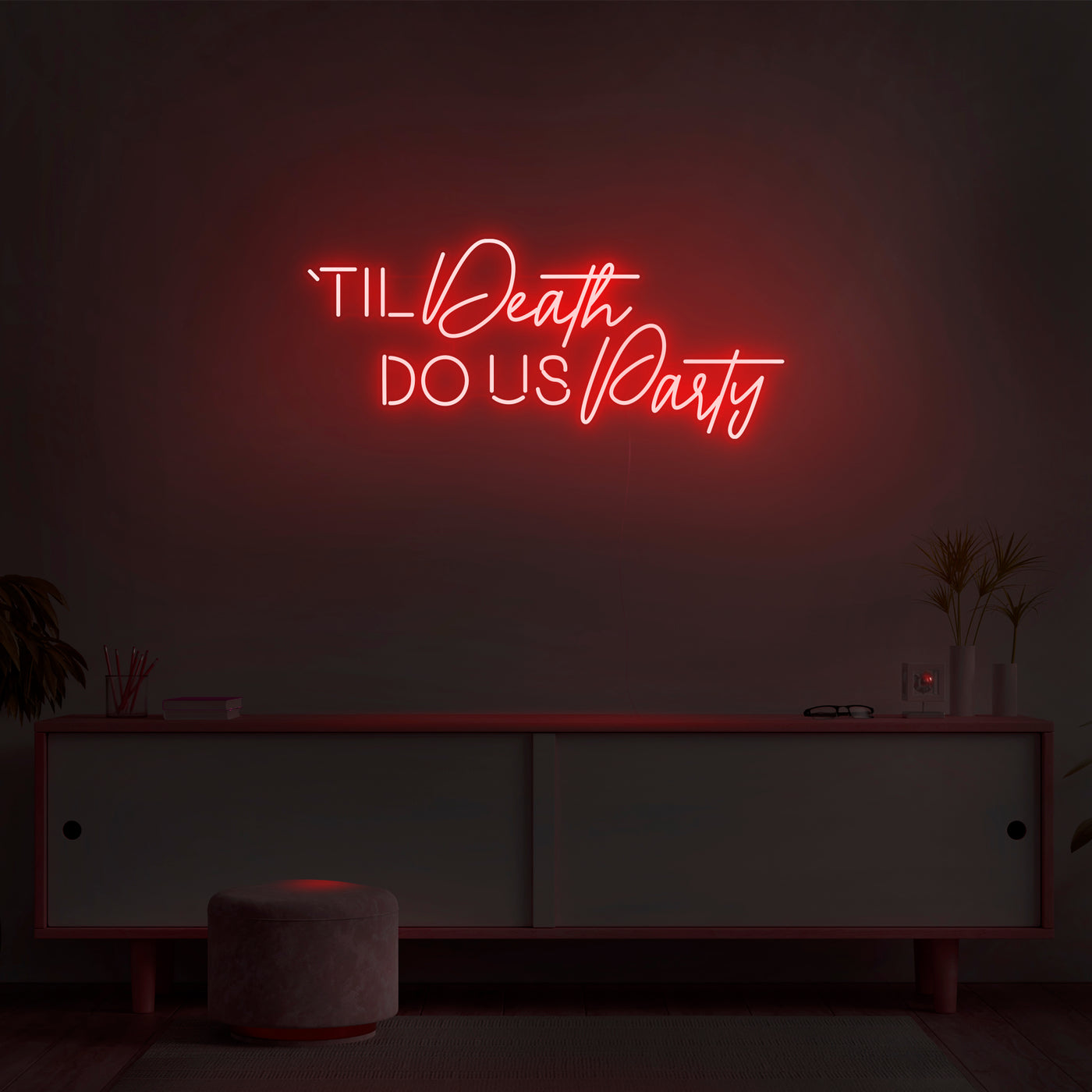 'Til' Death Do Us Party' Neon Sign - Nuwave Neon