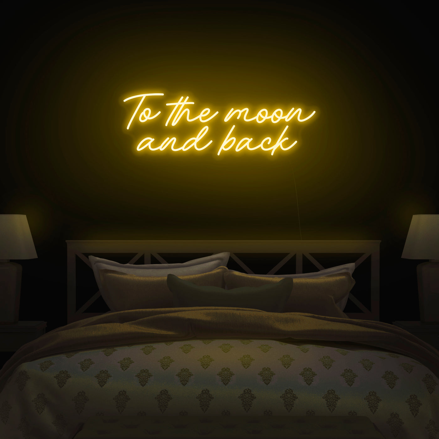 'To The Moon And Back' Neon Sign - Nuwave Neon