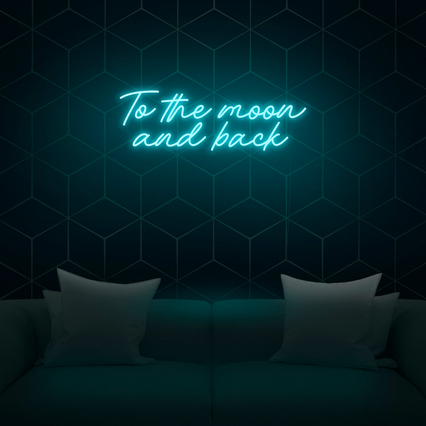 'To The Moon And Back' Neon Sign - Nuwave Neon