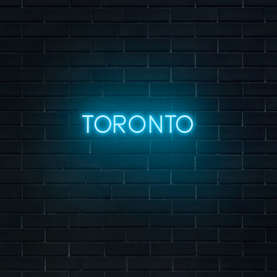 'Toronto' Neon Sign - Nuwave Neon