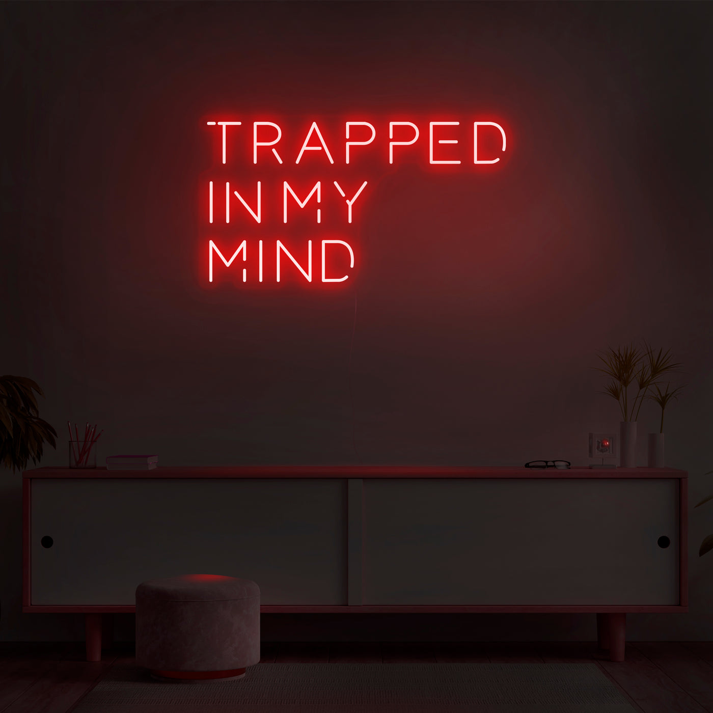 'Trapped In My Mind' Neon Sign - Nuwave Neon