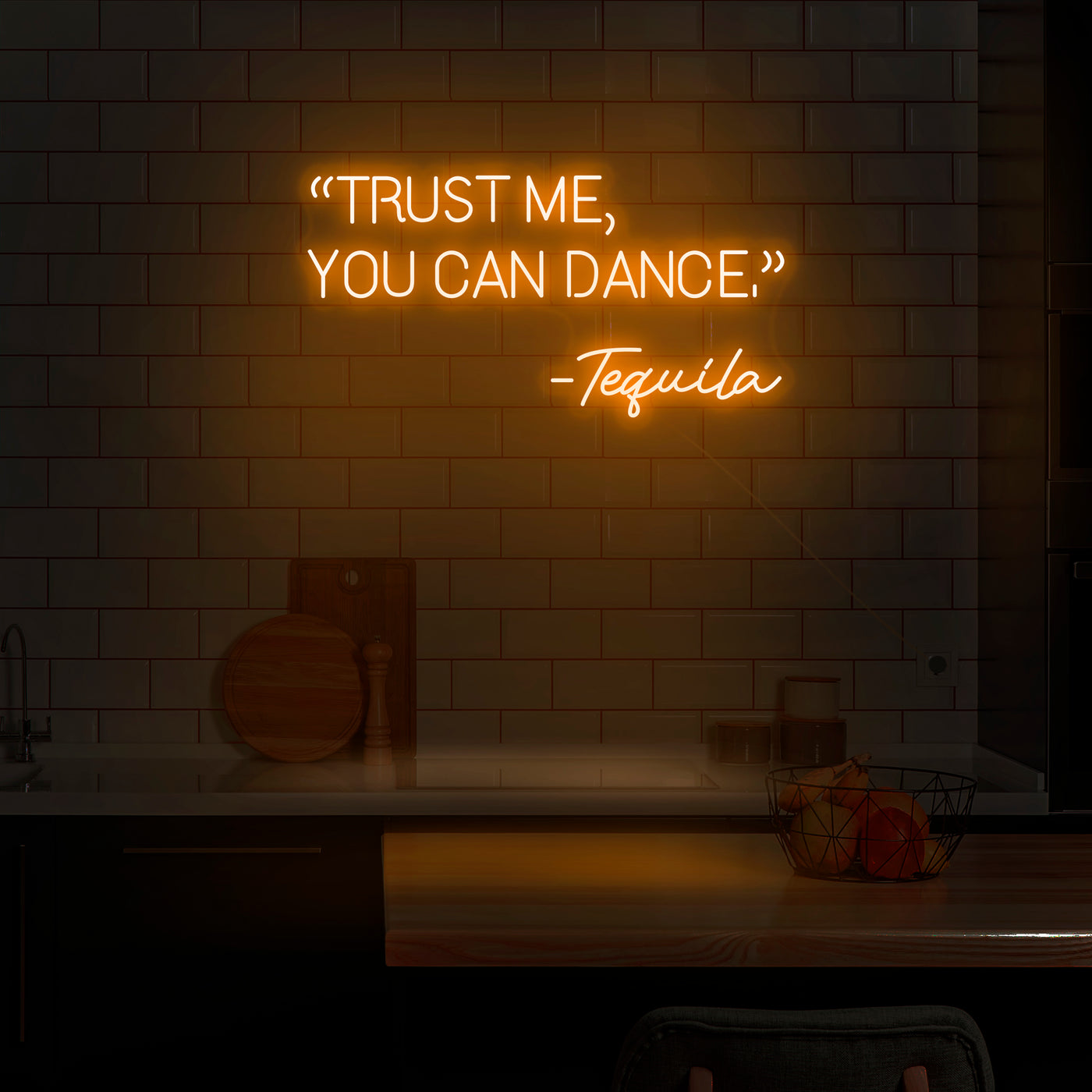 'Trust Me, You Can Dance' Neon Sign - Nuwave Neon