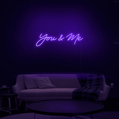 'You & Me' Neon Sign - Nuwave Neon