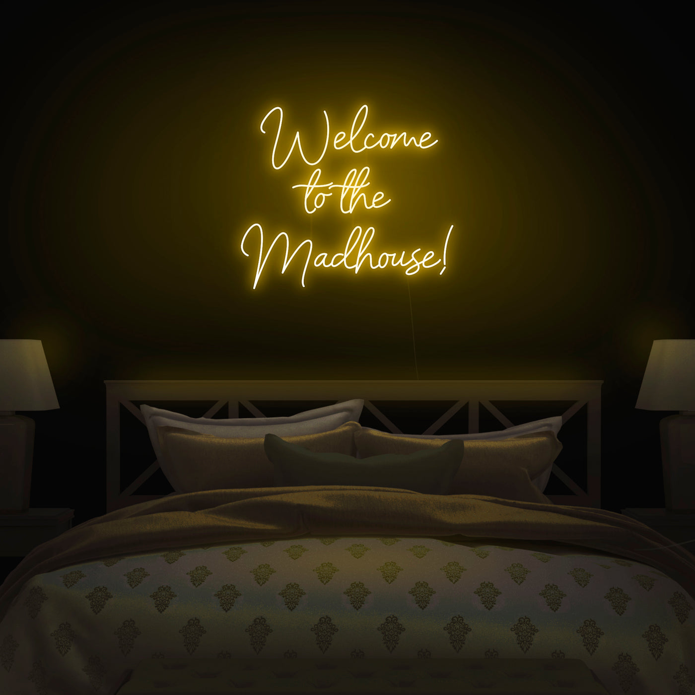 'Welcome To The Madhouse' Neon Sign - Nuwave Neon