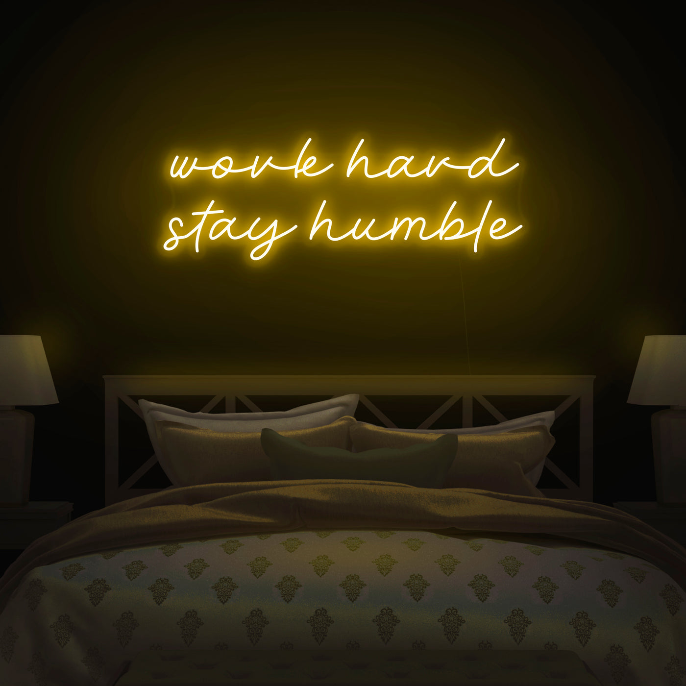 'Work Hard Stay Humble' Neon Sign - Nuwave Neon