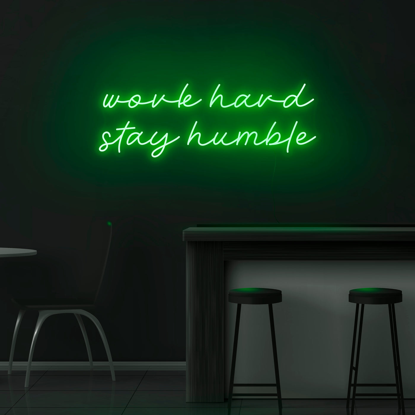 'Work Hard Stay Humble' Neon Sign - Nuwave Neon