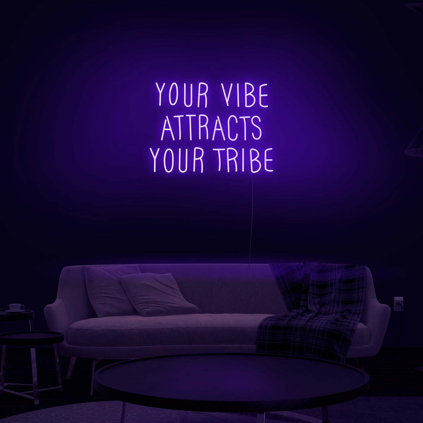 'Your Vibe Attracts Your Tribe' Neon Sign - Nuwave Neon