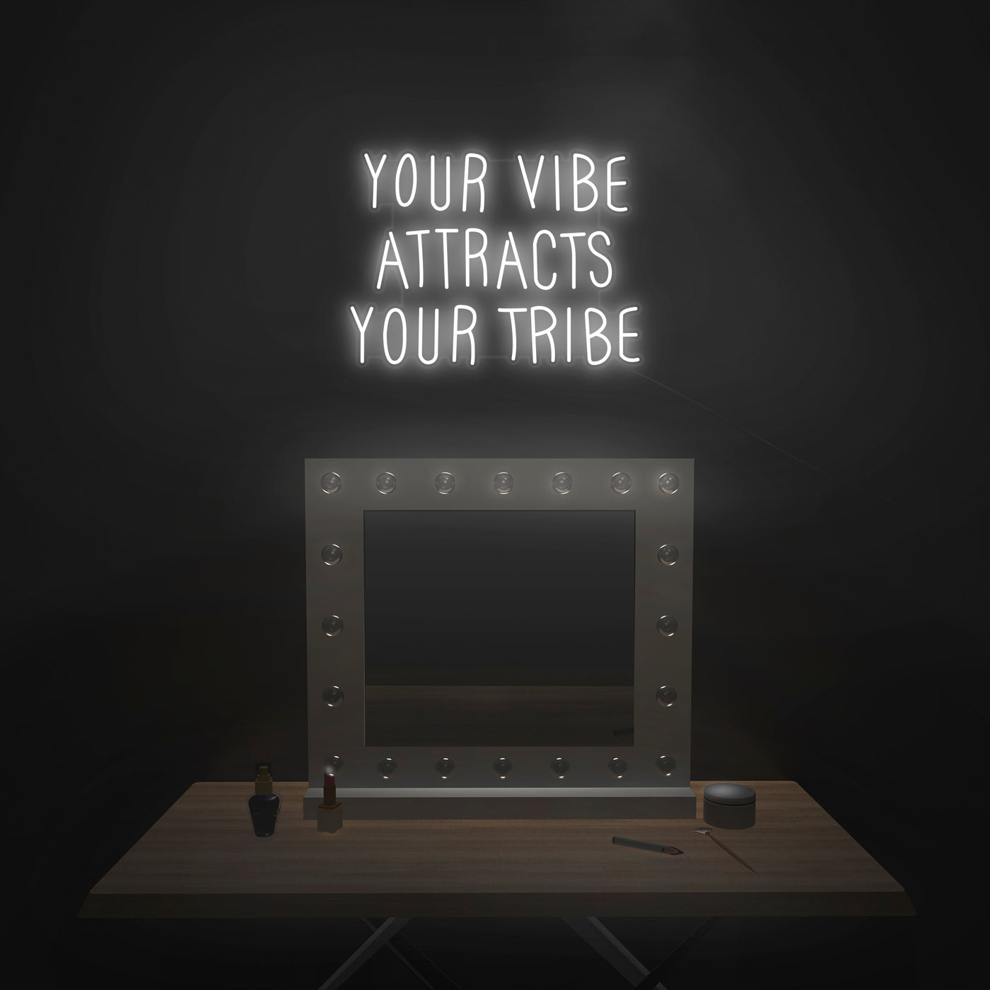 'Your Vibe Attracts Your Tribe' Neon Sign - Nuwave Neon